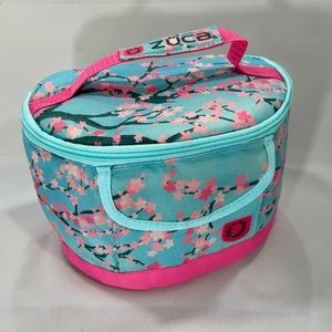 NWOT Zuca Cherry Blossom Aqua Lunchbox, bag, tote